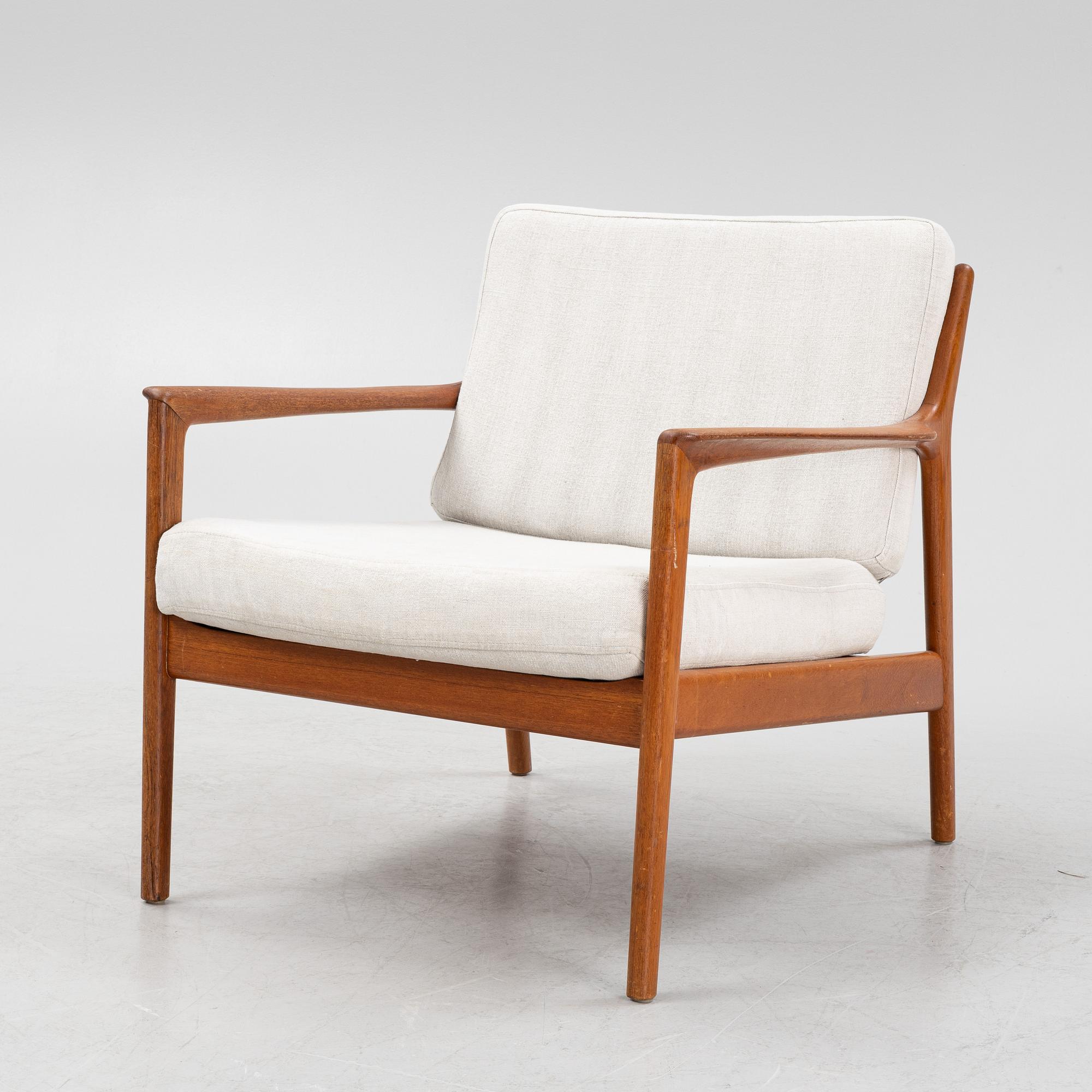 Folke Ohlsson, fåtölj, "USA-75", Dux, formgiven 1963.