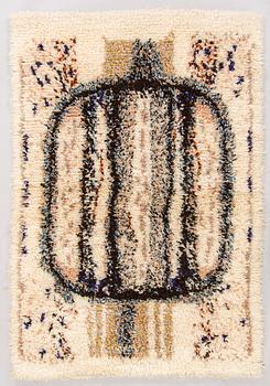 Marjukka Rautavirta, a rya rug, model for Laura Korpikaivo-Tamminen. Circa 155 x 100 cm.