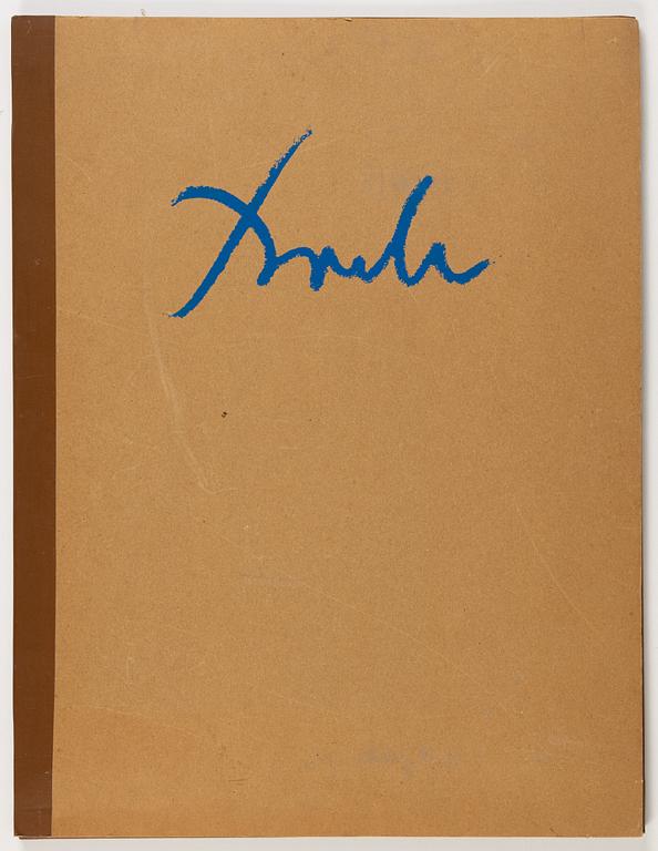 Djuric Miodrag Dado, 12 lithographs with portfolio. Each signed and numbered 9/75.