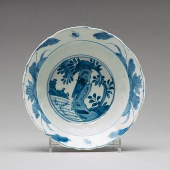 A set of ten blue and white dishes, Ming dynasty, Wanli (1572-1623).