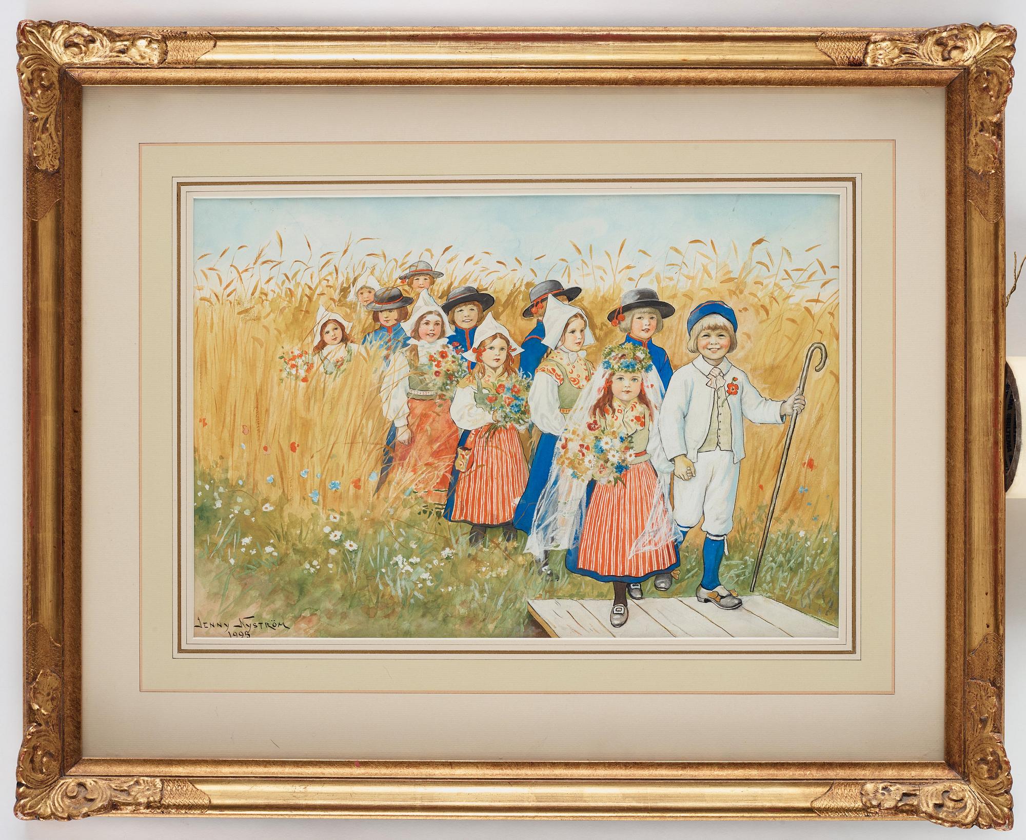 Jenny Nyström, "Sommarbröllop i Dalom" (Summer wedding in Dalom).