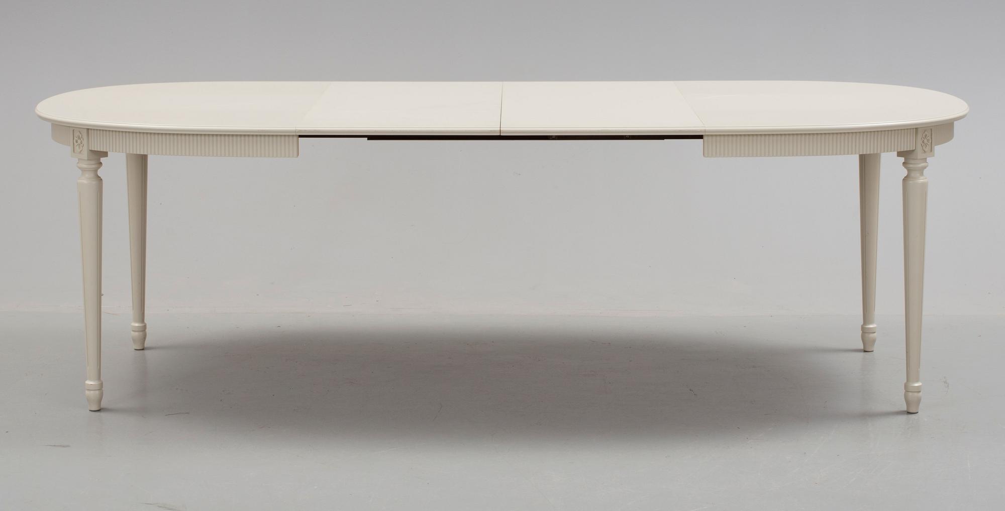 MATBORD, gustaviansk stil, "Birgitta", City Möbler, modern tillverkning.