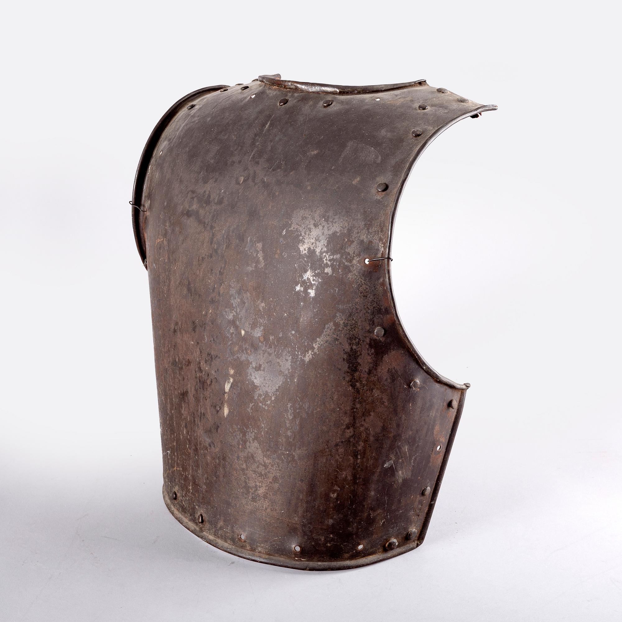 Ryggstycke, till kyrass, stål, sannolikt 1800-tal.