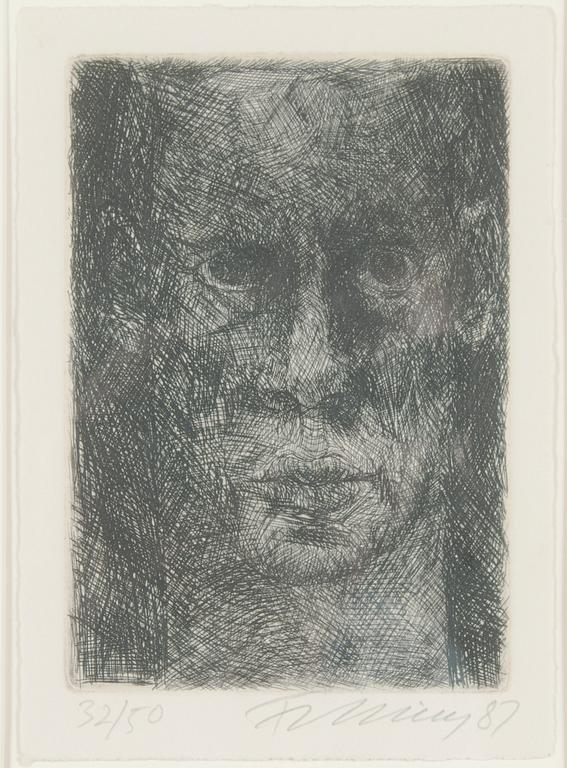 Rainer Fetting, Self-portrait.