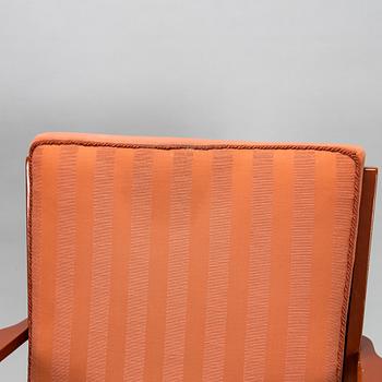 A pair of 1930s 'Panu' armchairs model 234, Asko Finland.