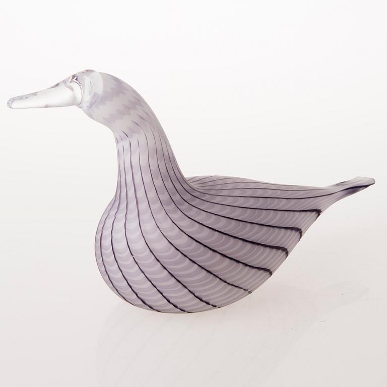 OIVA TOIKKA, GLASS BIRD, signed Oiva Toikka Nuutajärvi, numbered 371/750.