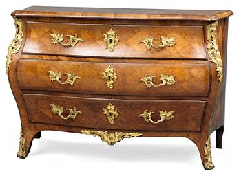 791. A Swedish Rococo commode.