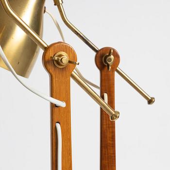 Hans Bergström, a pair of floor lamps model "544", ateljé Lyktan, Åhus, 1940s-50s.