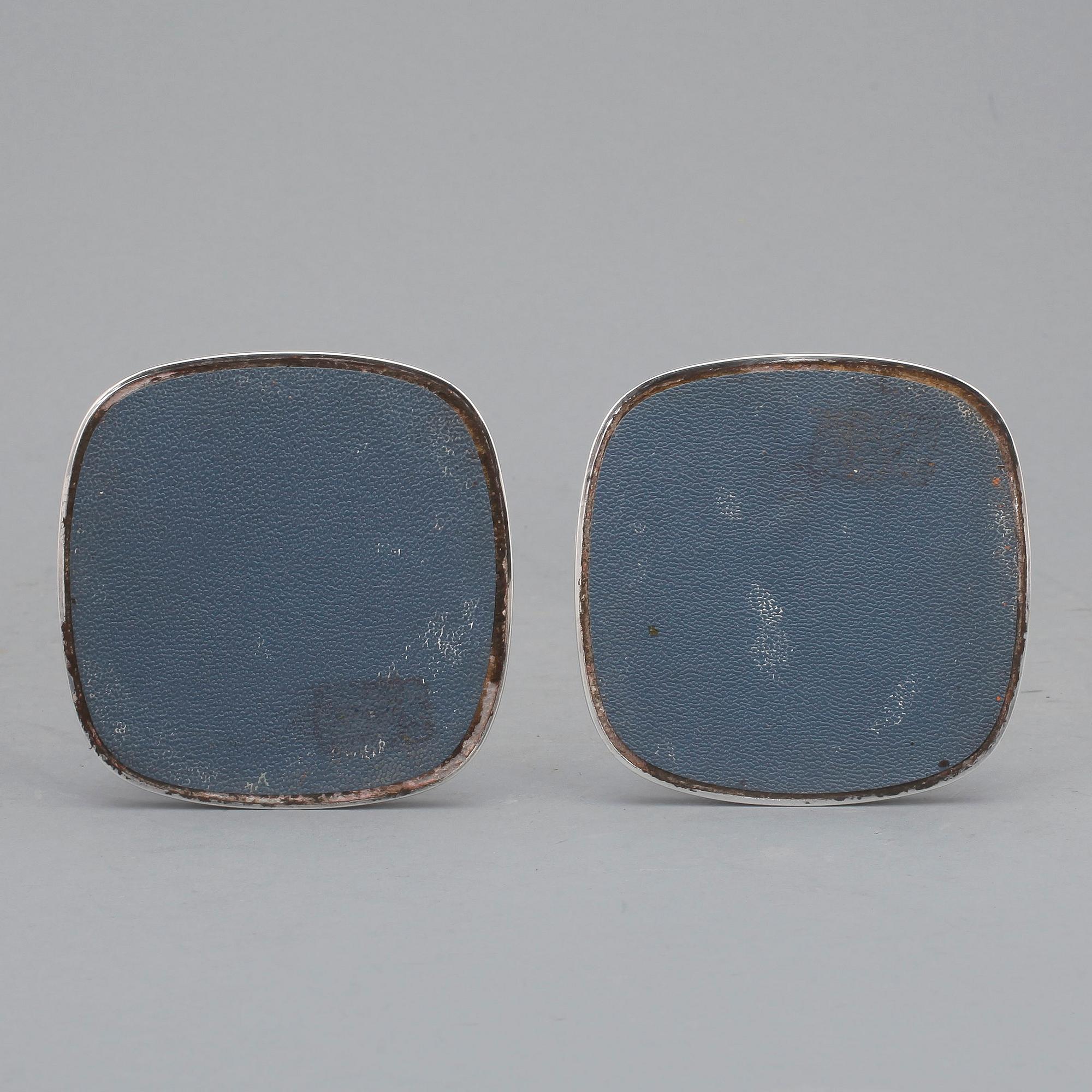 LJUSSTAKAR, ett par, silver, Tore Eldh för Ceson, Göteborg,  1972.