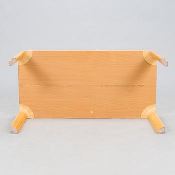 Alvar Aalto, a 1960s coffee table model MX800B, altered, for Artek.