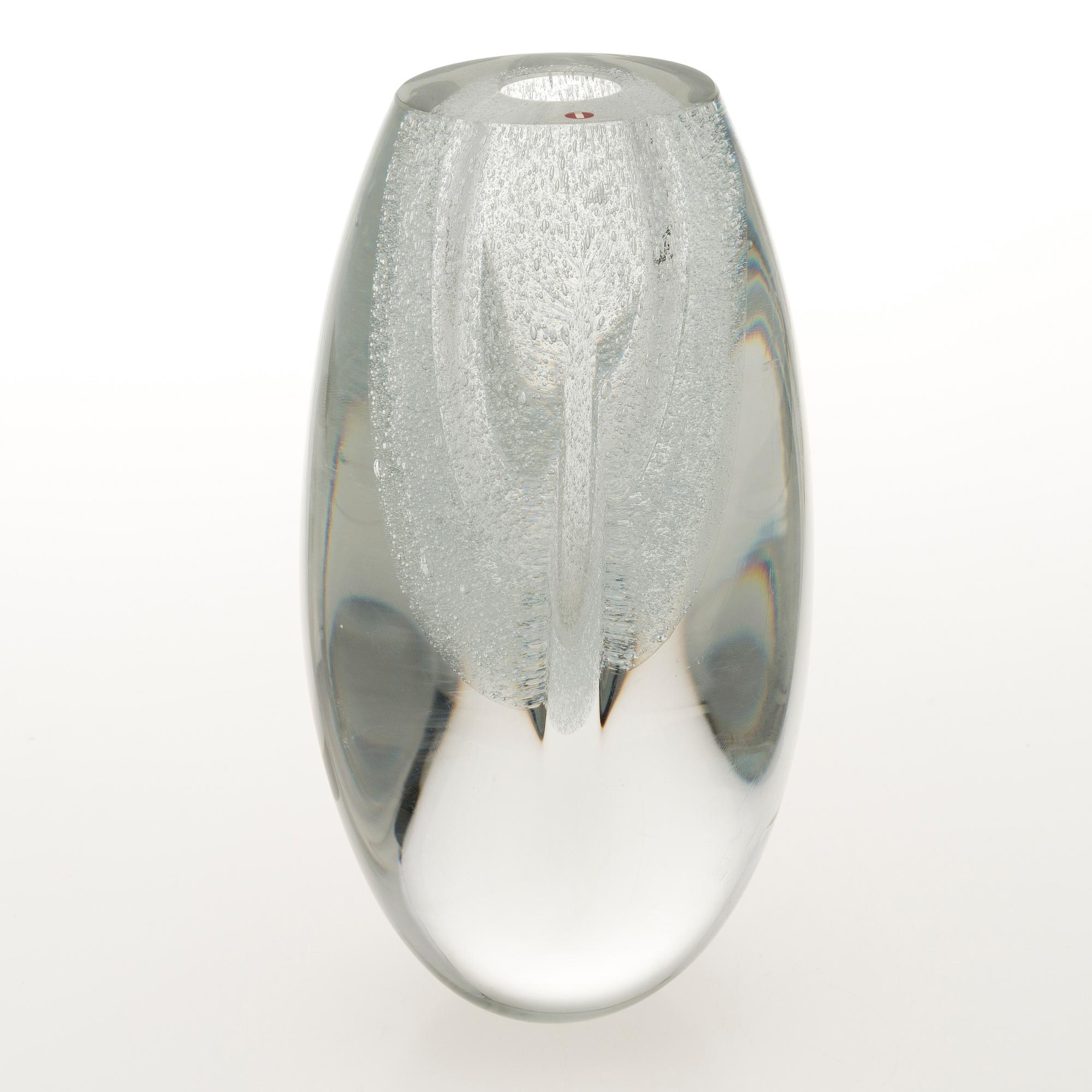 TIMO SARPANEVA, TAIDELASI, "Claritas", signeerattu Timo Sarpaneva Iittala 1984  C1302.