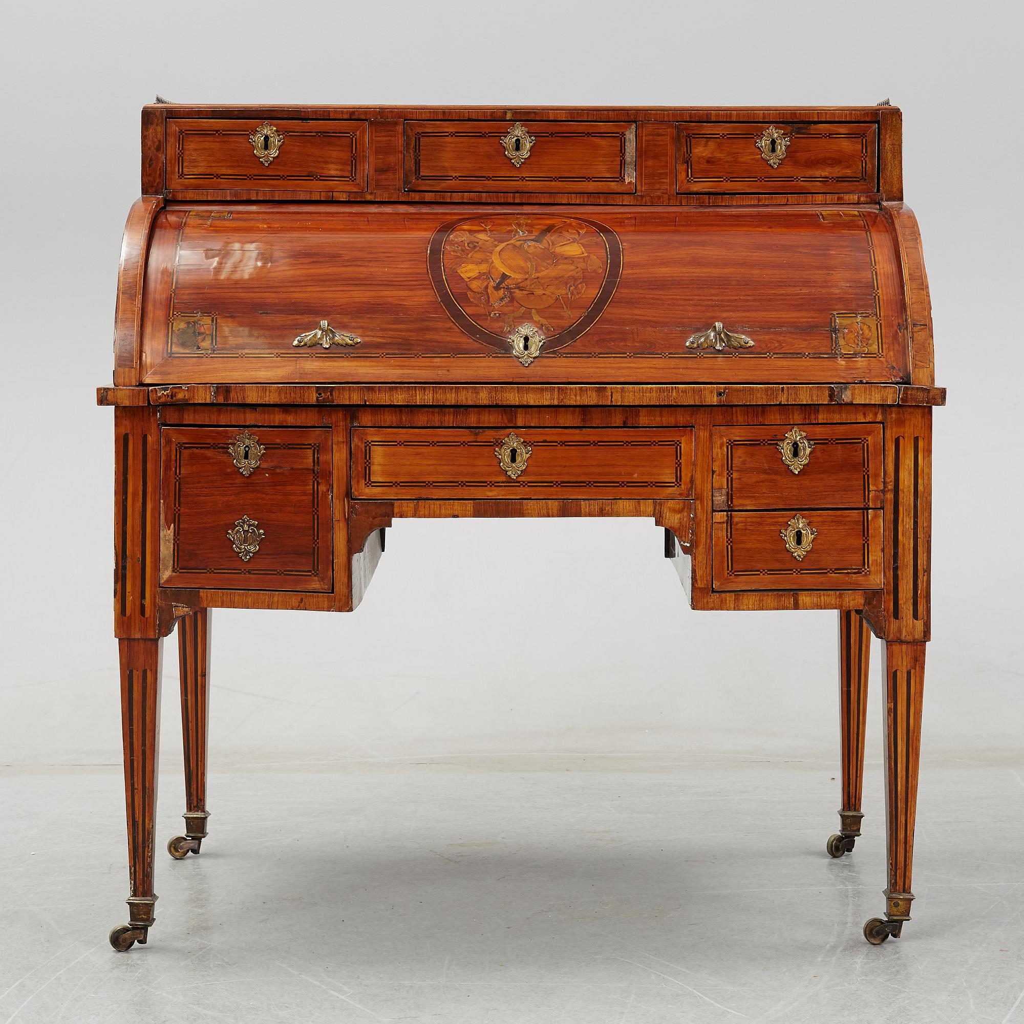 A Louis XVI secretaire, ca 1800.