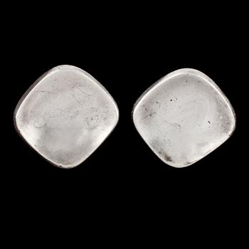 MANSCHETTKNAPPAR, silver, Ray Urban, Stockholm, 1959. Vikt 19 g.