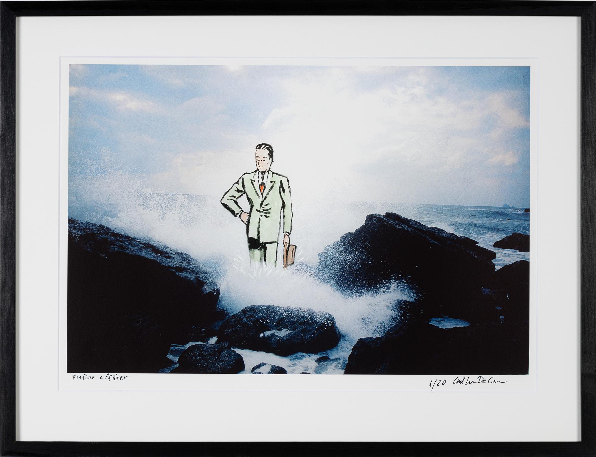 Carl Johan De Geer, pigment print, signed 1/20.