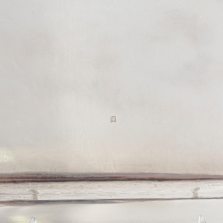 Salver, sterling silver, Amsterdam, Holland 1955.