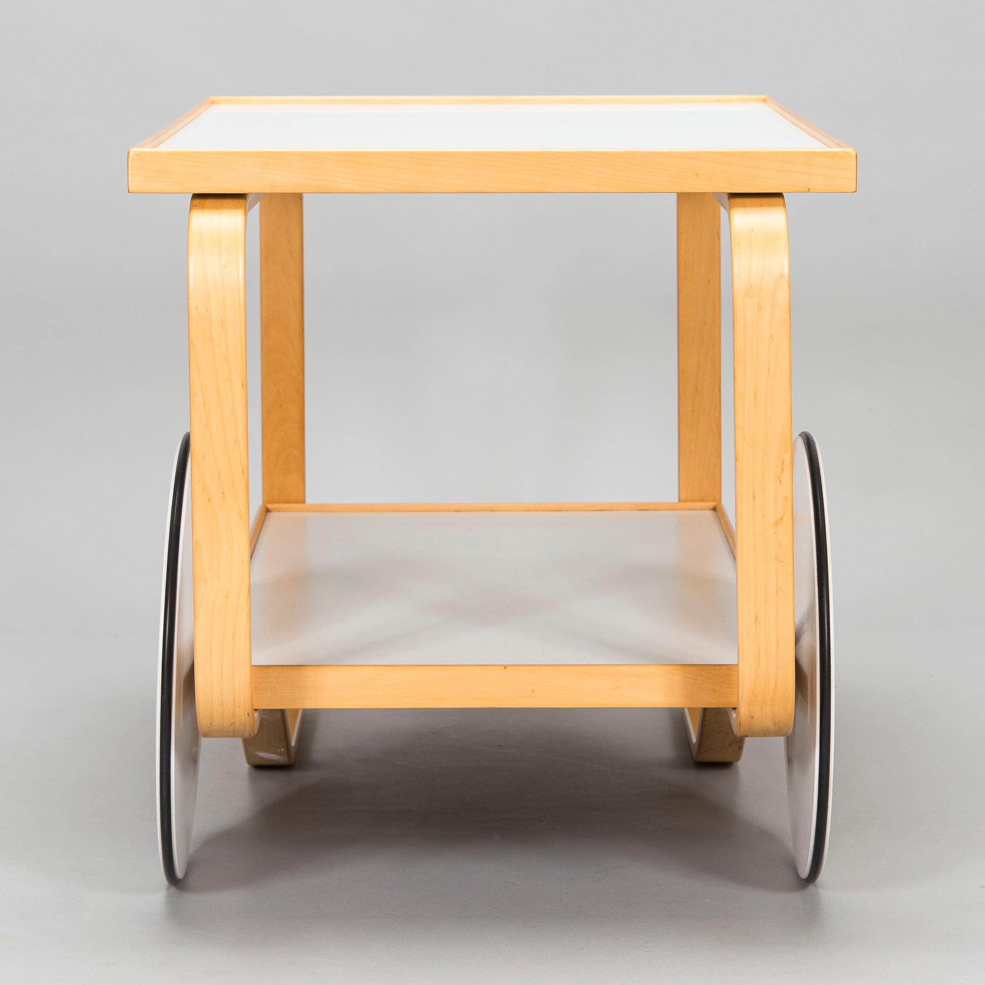 Alvar Aalto, serveringsvagn, modell 901, Artek, Finland, 1900-slut.