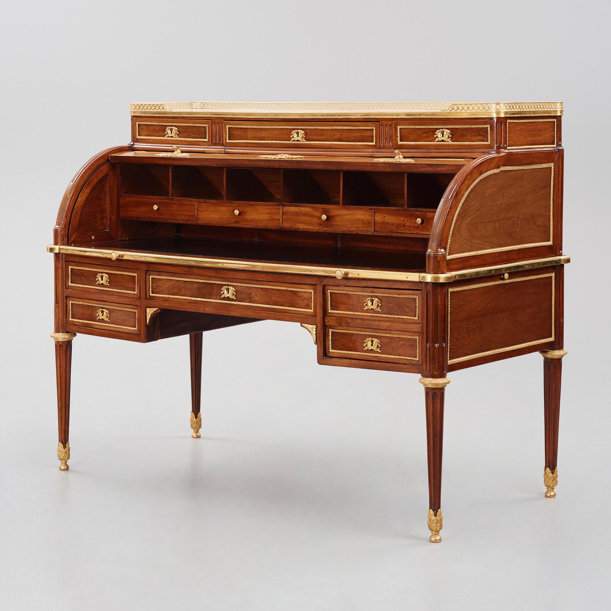 Sekretär, Parisarbete, 1800-talets andra hälft, Louis XVI-stil.