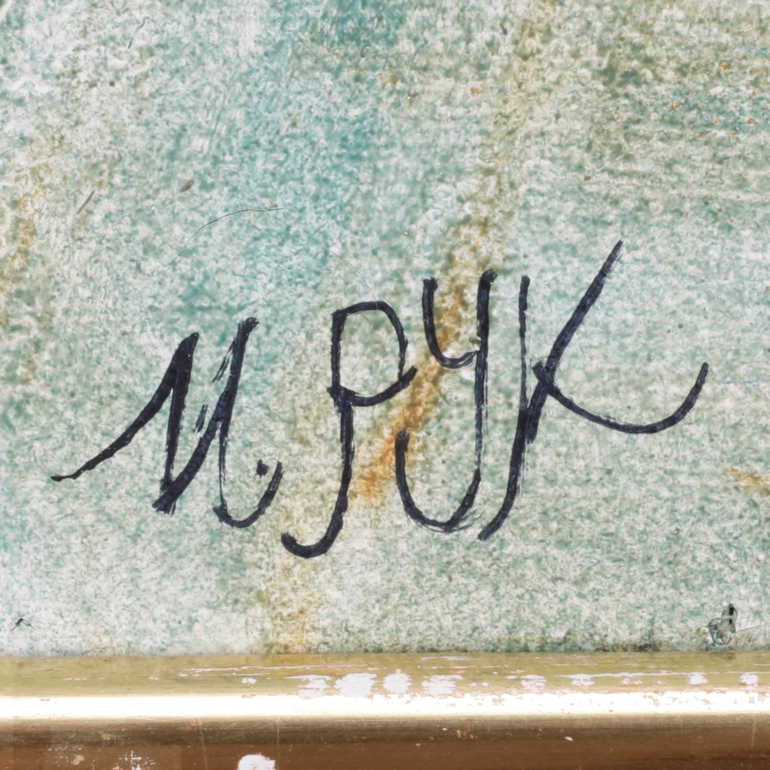 MADELEINE PYK, olja på duk, signerad.