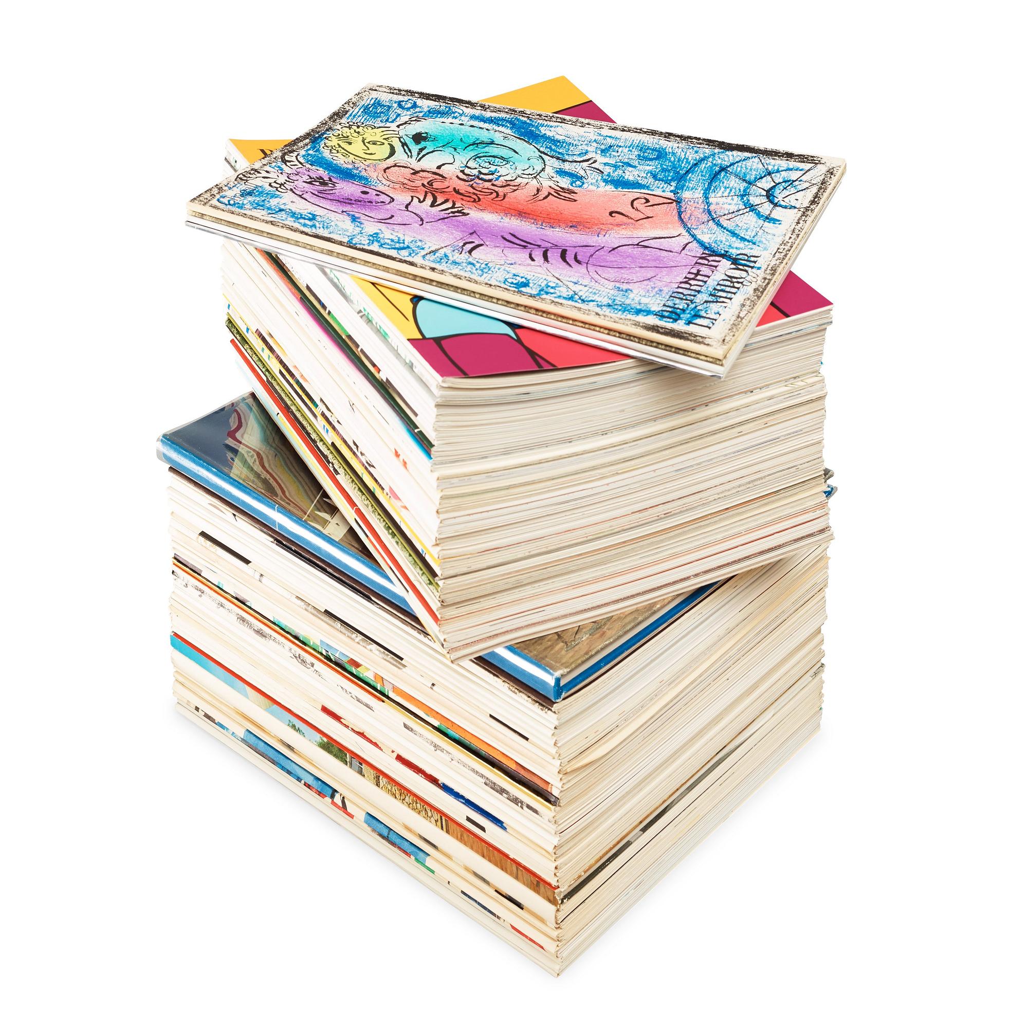 TIDSKRIFTER, 98 vol (107 nr), "Derrière le Miroir", 1962-1979.