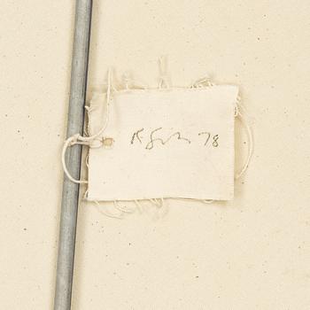 Richard Smith, oil on canvas, 7 parts, signed and dated -79 on label verso.