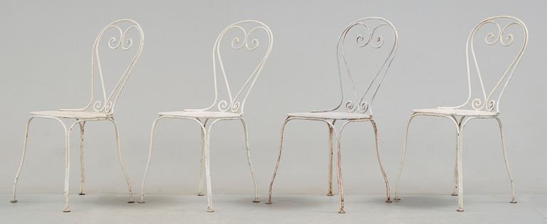 CAFÈSTOLAR, 4 st, 1900-tal.