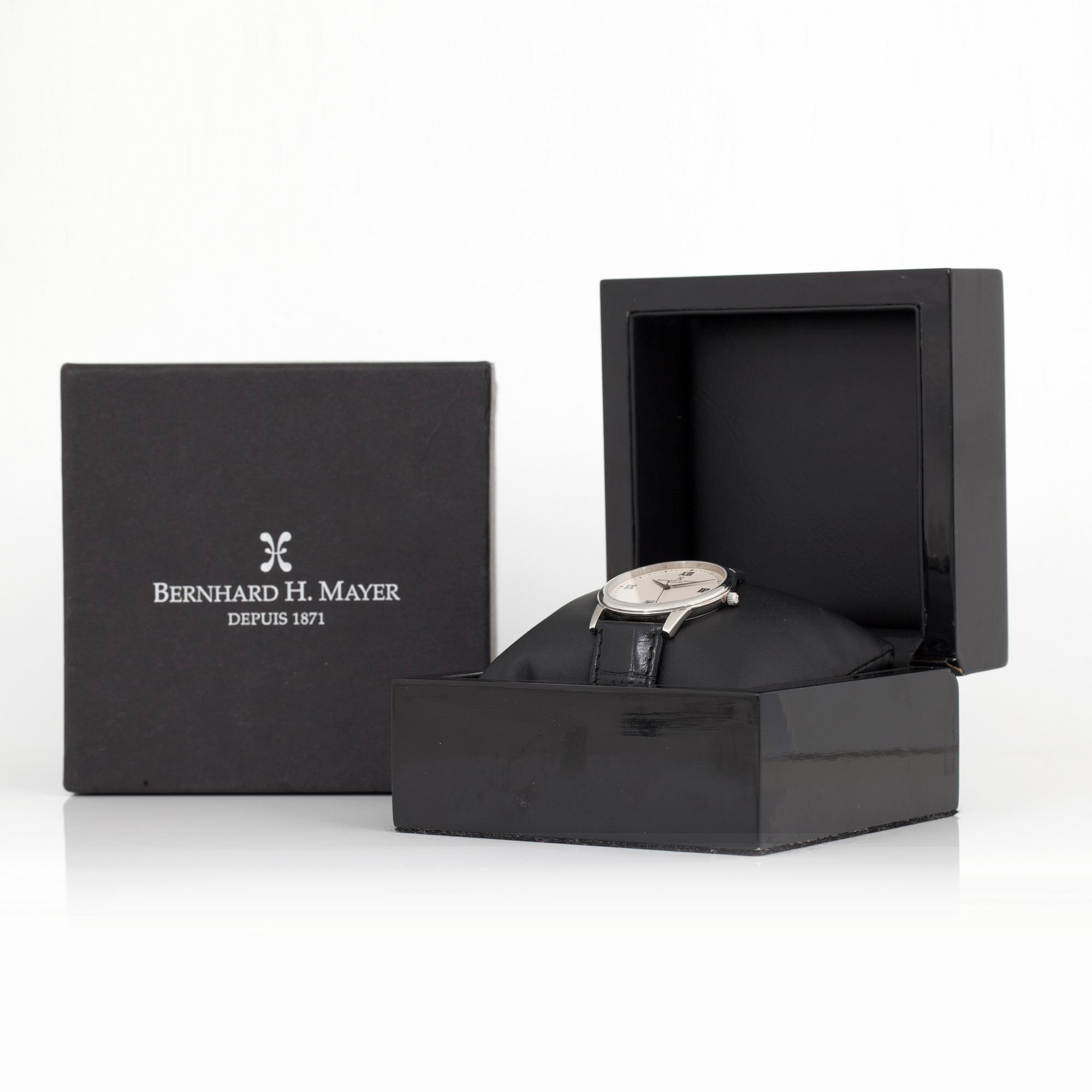 BERNHARD H. MAYER, Ultra Slim - Series II, wristwatch, 37 mm,