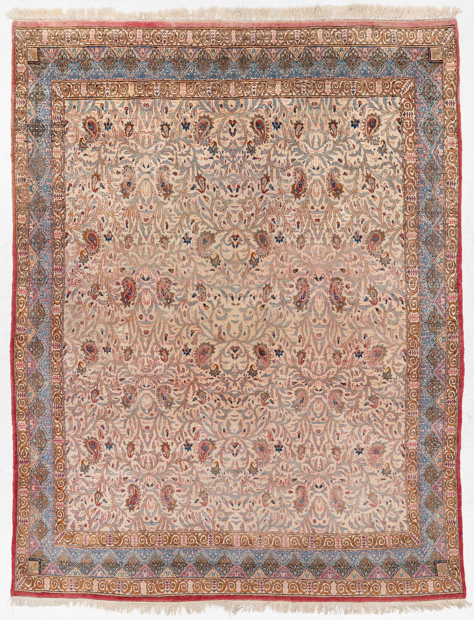 Carpet, Quom, approx. 285 x 220 cm.