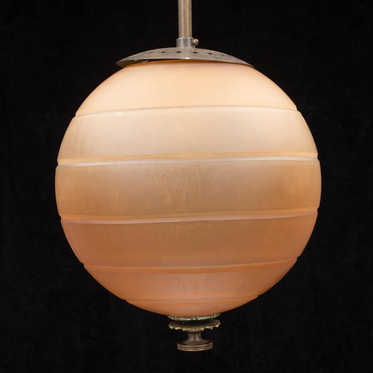 TAKLAMPA, Art Deco, 1920-/30-tal.