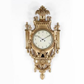 VÄGGPENDYL, gustaviansk stil, 1900-tal.