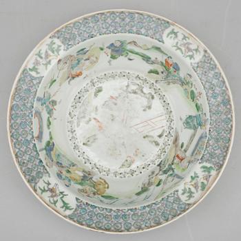 TVÄTTFAT, porslin, kina, 1800/1900-tal.
