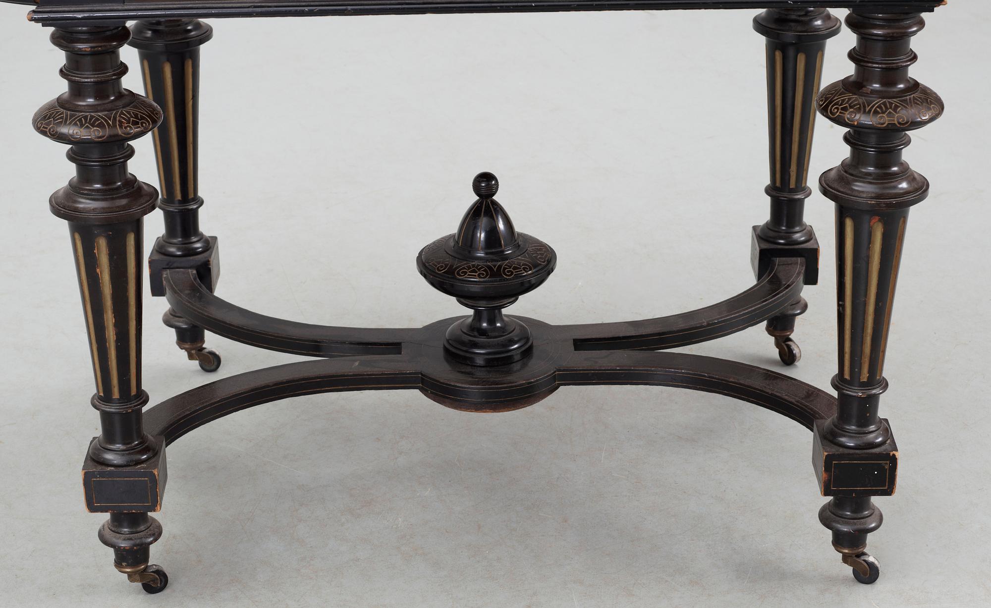 BORD, nyrenässans, 1800-talets andra hälft.