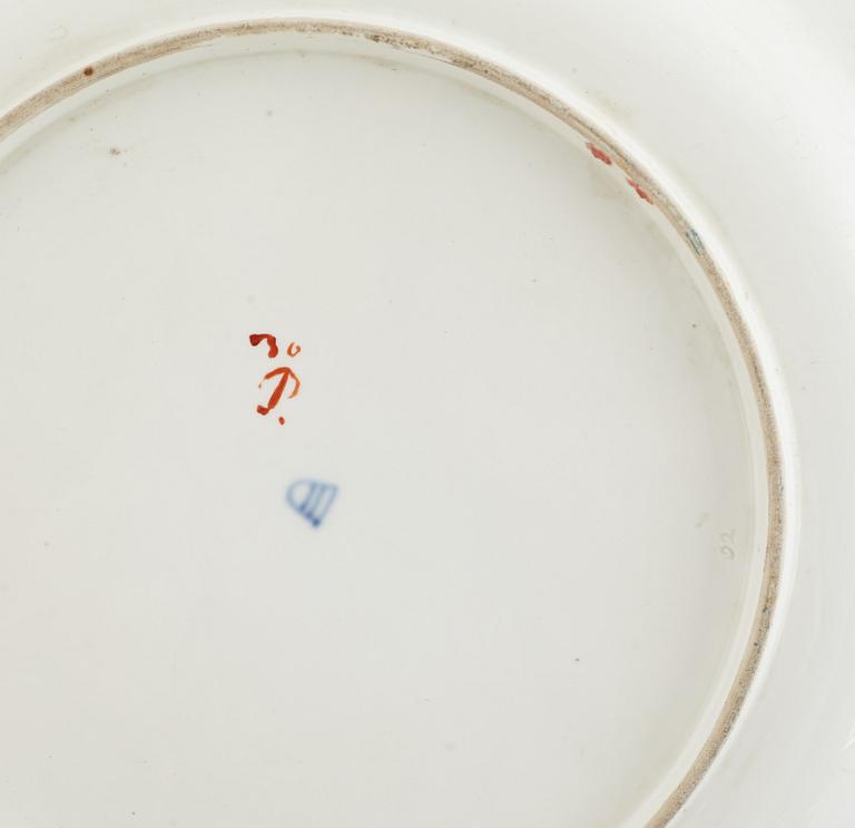 A Vienna porcelain dish, 18th Century.