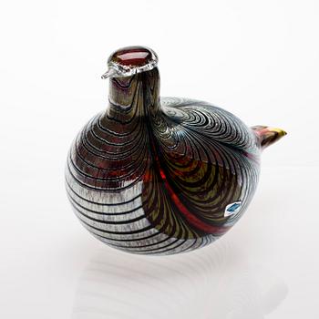 FIGURIN, glas, signerad Oiva Toikka, Nuutajärvi Notsjö.