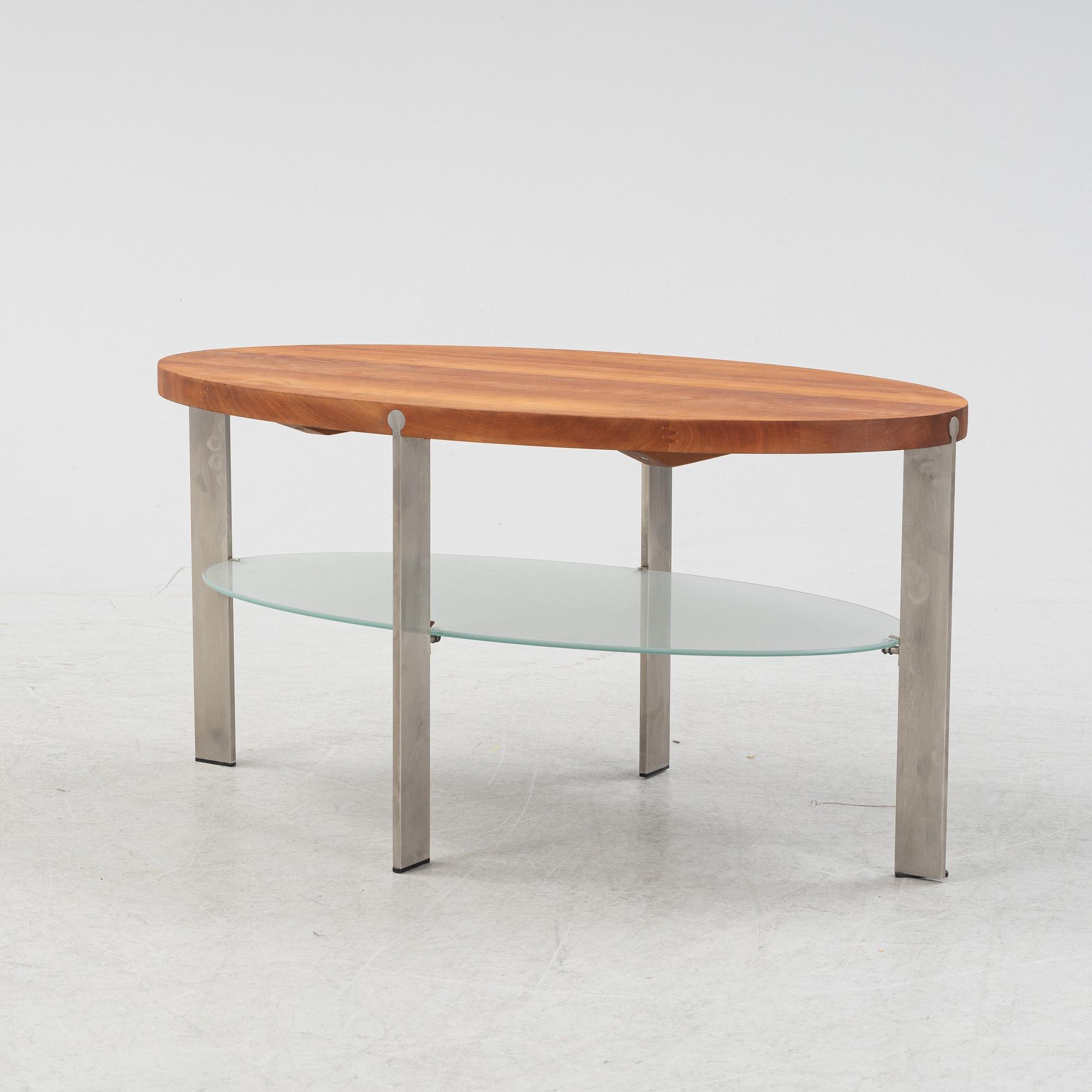 Aksel Kjersgaard, a cherry wood model '962' coffee table, Odder, Denmark.