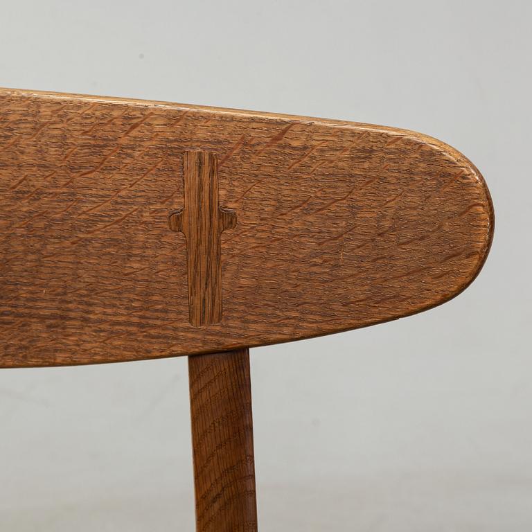 Hans Wegner, stolar, 3 st, modell CH-23, "Spisestolen", Carl Hansen, Danmark.