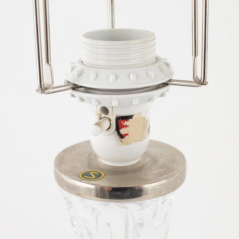 Carl Fagerlund, a pair of table lamps, model RD 1477, Orrefors.