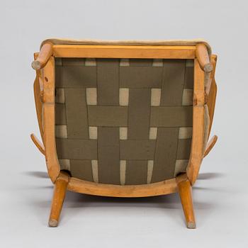 Carl-Johan Boman, a 1940s 'Astrid' armchair for Oy Boman Ab.
