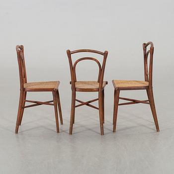 A set of six Thonet chairs early 1900's.