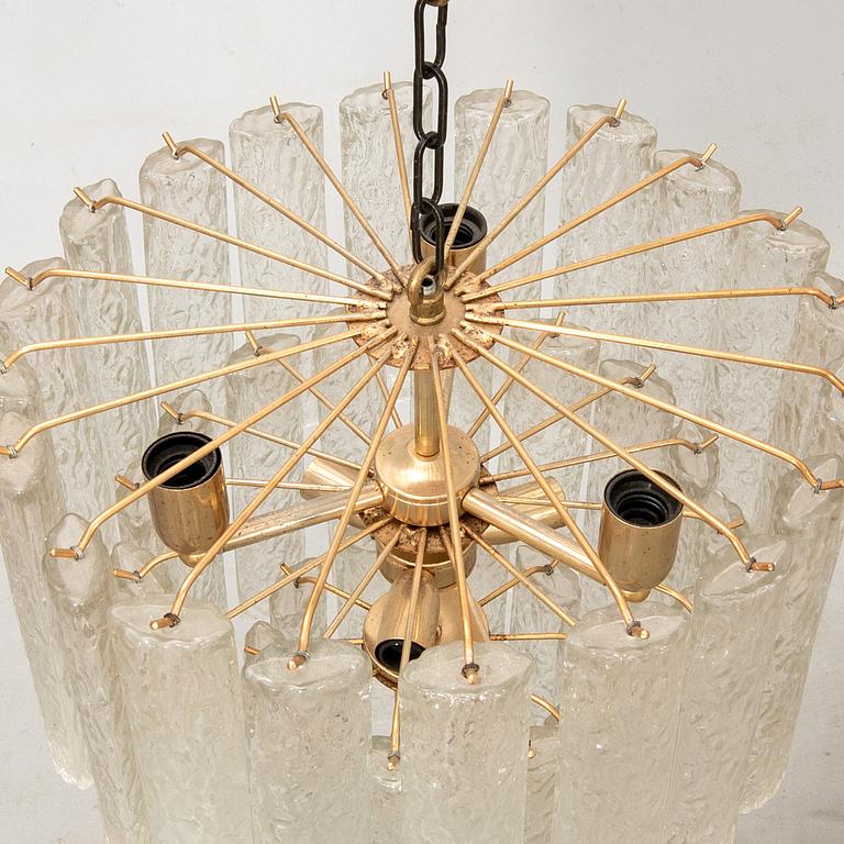 Taklampa troligen Murano 1900-talets andra hälft.