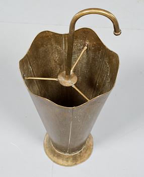 PARAPLYSTÄLL, mässing, 1900-talets mitt.