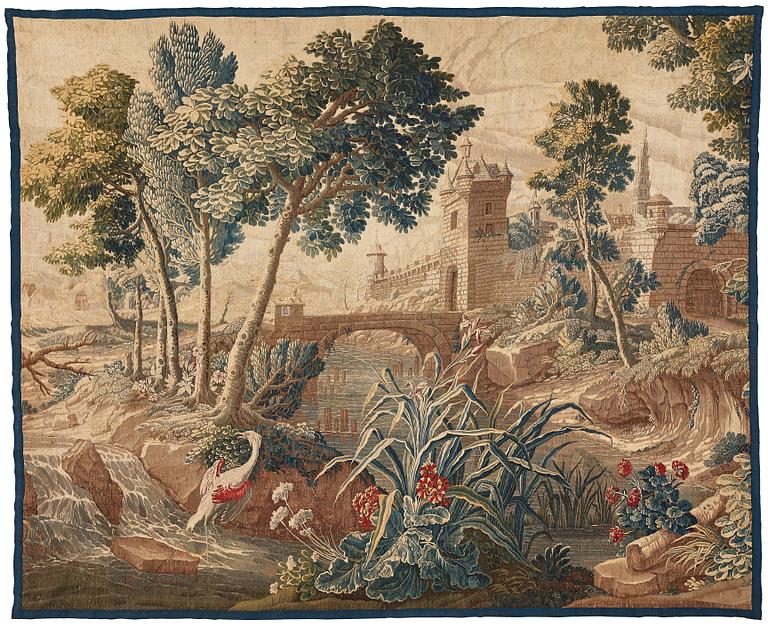 Vävd tapet, "Verdure", gobelängteknik, ca 236,5-238,5 x 290-294,5 cm, Manufacture Royale d'Aubusson,
