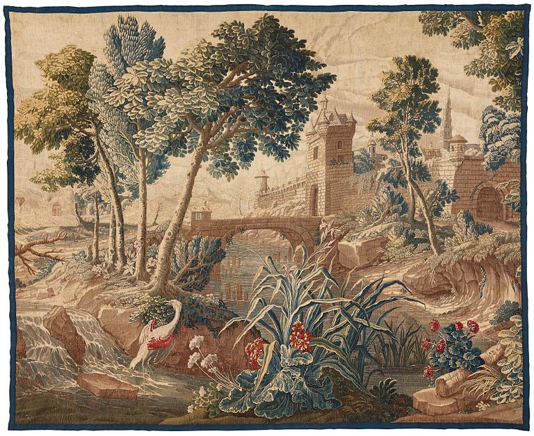 A tapestry, "Verdure", tapestry weave, ca 236,5-238,5 x 290-294,5 cm, Manufacture Royale d'Aubusson,