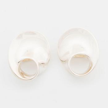 VIVIANNA TORUN BÜLOW-HÜBE, örhängen silver ett par, Georg Jensen,