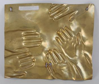 BÄCKSTRÖM, BARBRO, skulptur, mässing, monogram sign, numr 94/650, dat -78.