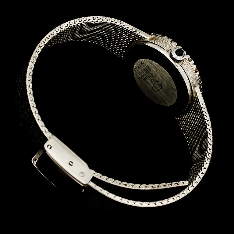 DAMARMBANDSUR, Octo, Schweiz, rostfritt stål, 1900-tal. Vikt 35 g.