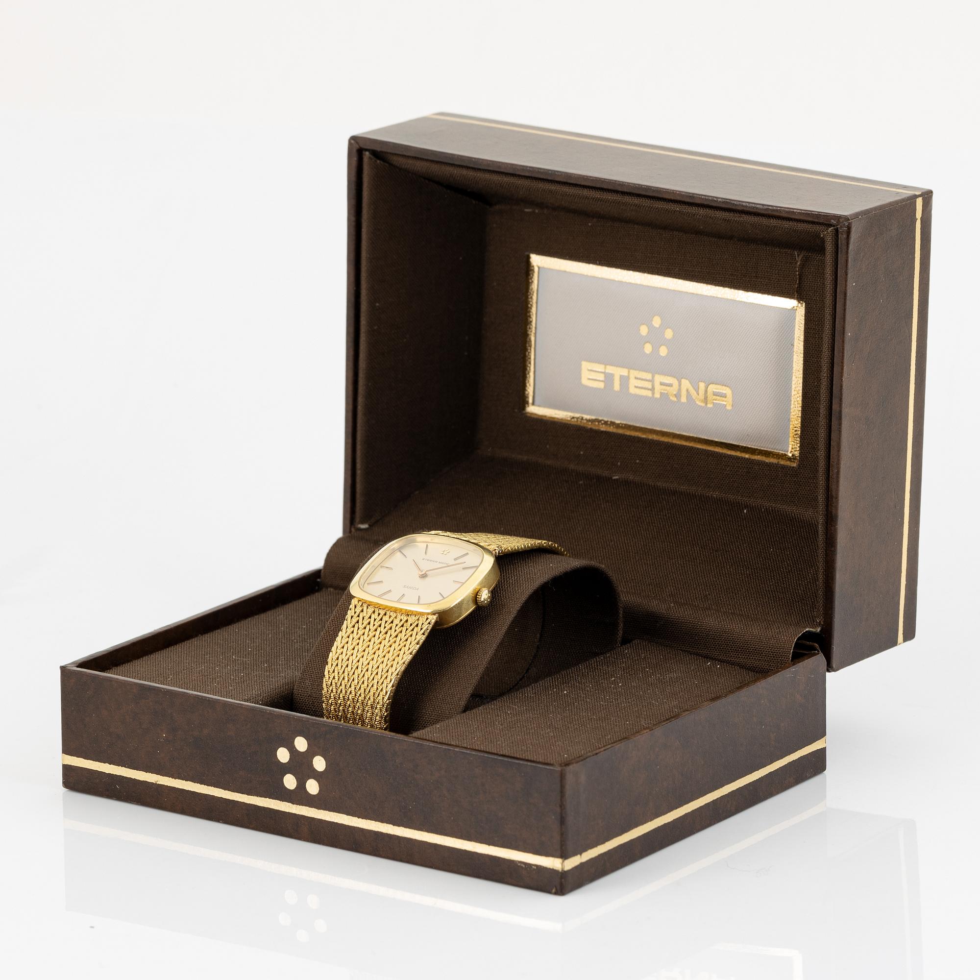 Eterna-Matic, Sahida, wristwatch, 28,5 x 24,5 mm.