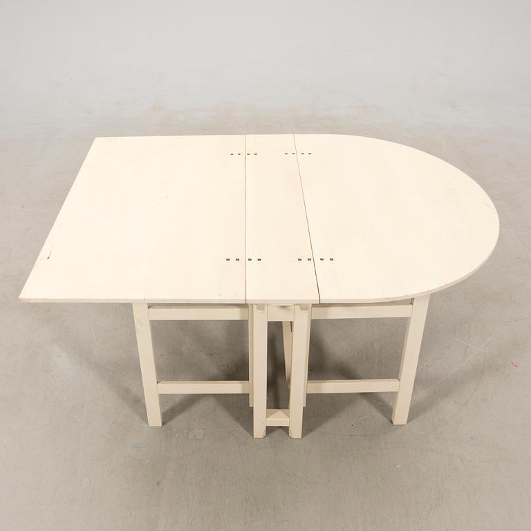 Drop-leaf table, "Bergslagen", from IKEA's 18th-century series, late 20th century.