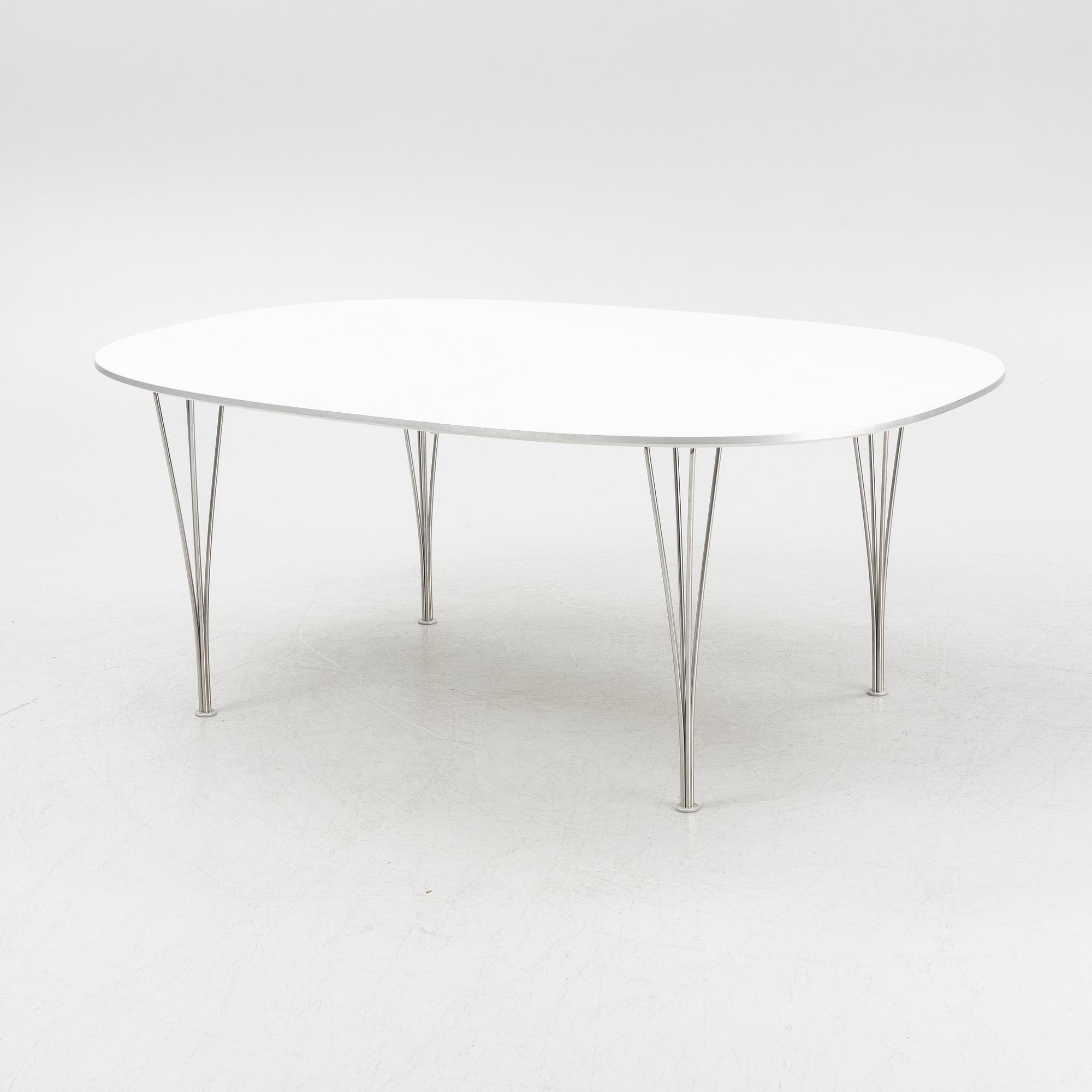 Bruno Mathsson & Piet Hein, matbord, "Superellips", Fritz Hansen.