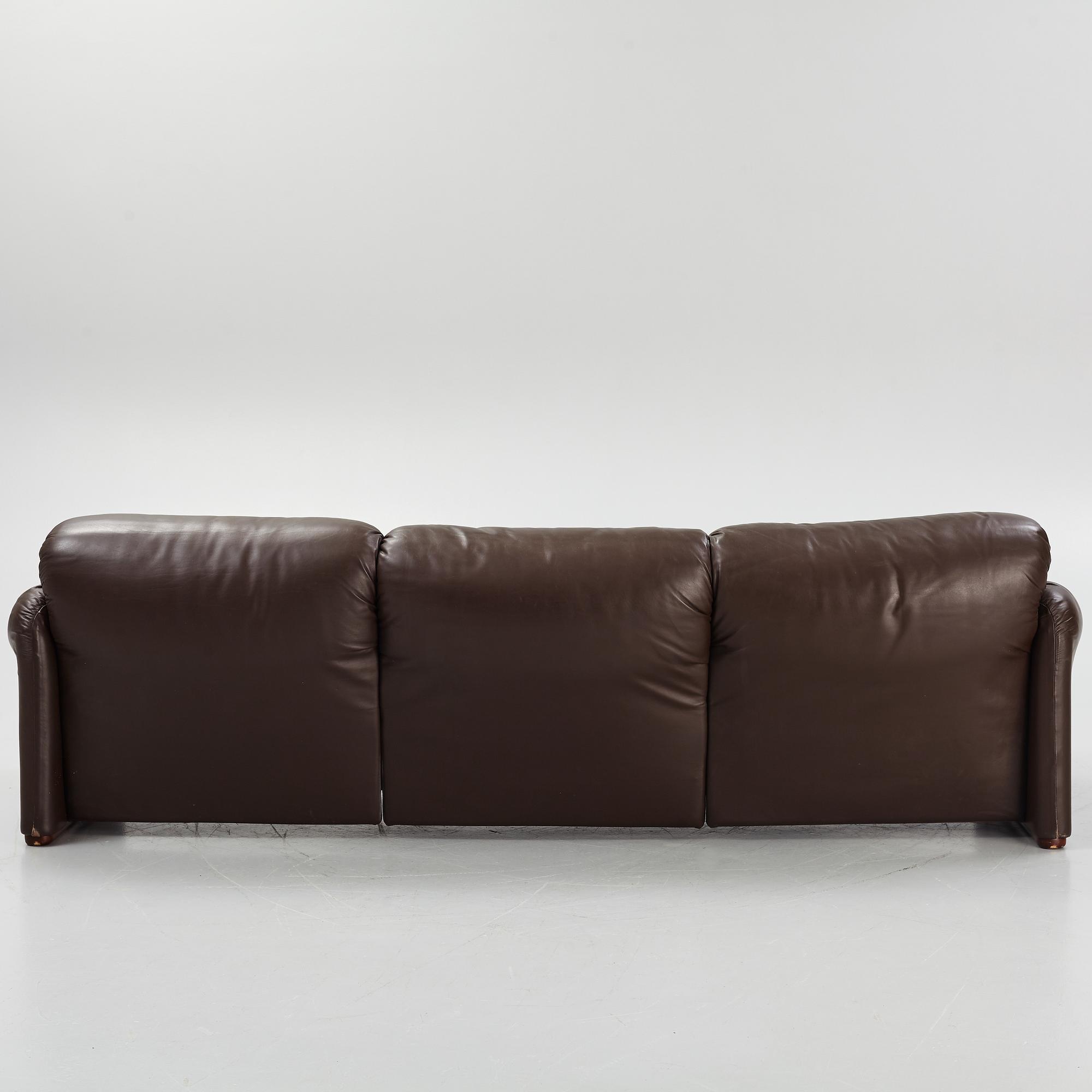 Vico Magistretti, soffa, "Maralunga" Cassina, Italien 1900.talets senare del.