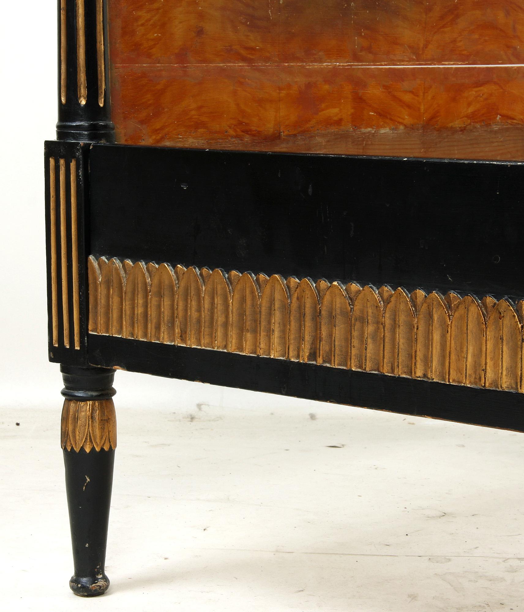 SÄNGGAVEL, gustaviansk/gustaviansk stil, 1800-tal.